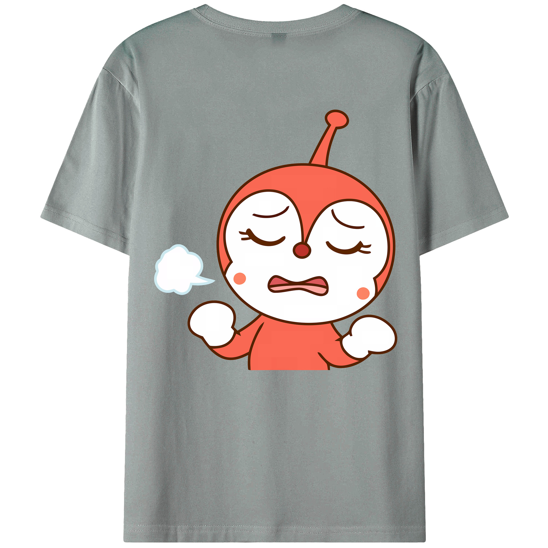 （画像用） アンパンマン Anpanman 綿100％ メンズ半袖Tシャツ（バックプリント） 通気性